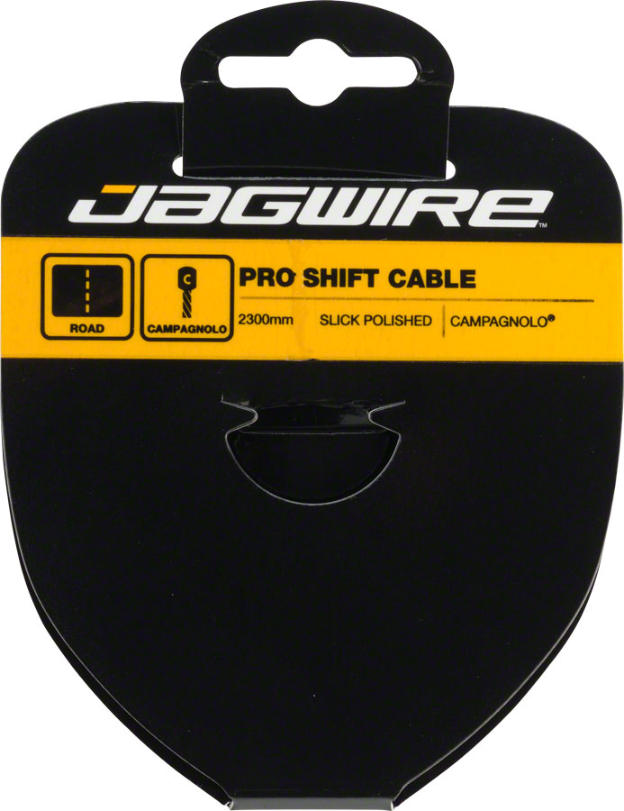 Jagwire Pro Shift Cable - 1.1 x 2300mm Polished Slick Stainless Steel For Campagnolo