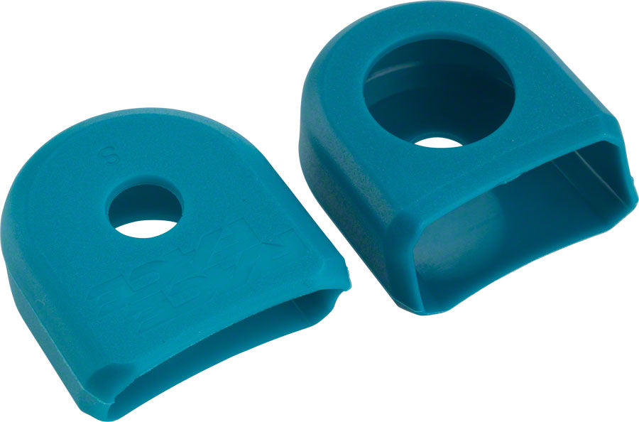 RaceFace Crank Boots: For Alloy Cranks 2-Pack Turquoise