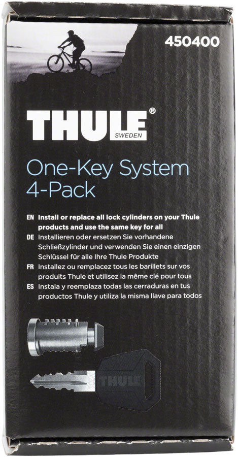 Thule 450400 One-Key Lock System 4 Pack