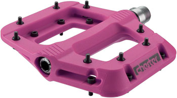 RaceFace Chester Pedals - Platform Composite 9/16"Magenta Replaceable Pins