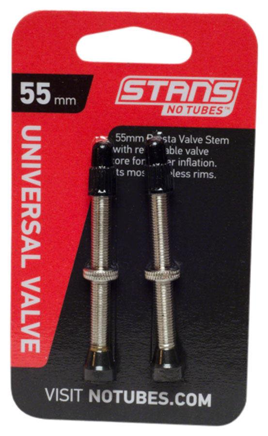 Stan's NoTubes Brass Valve Stems - 55mm Pair