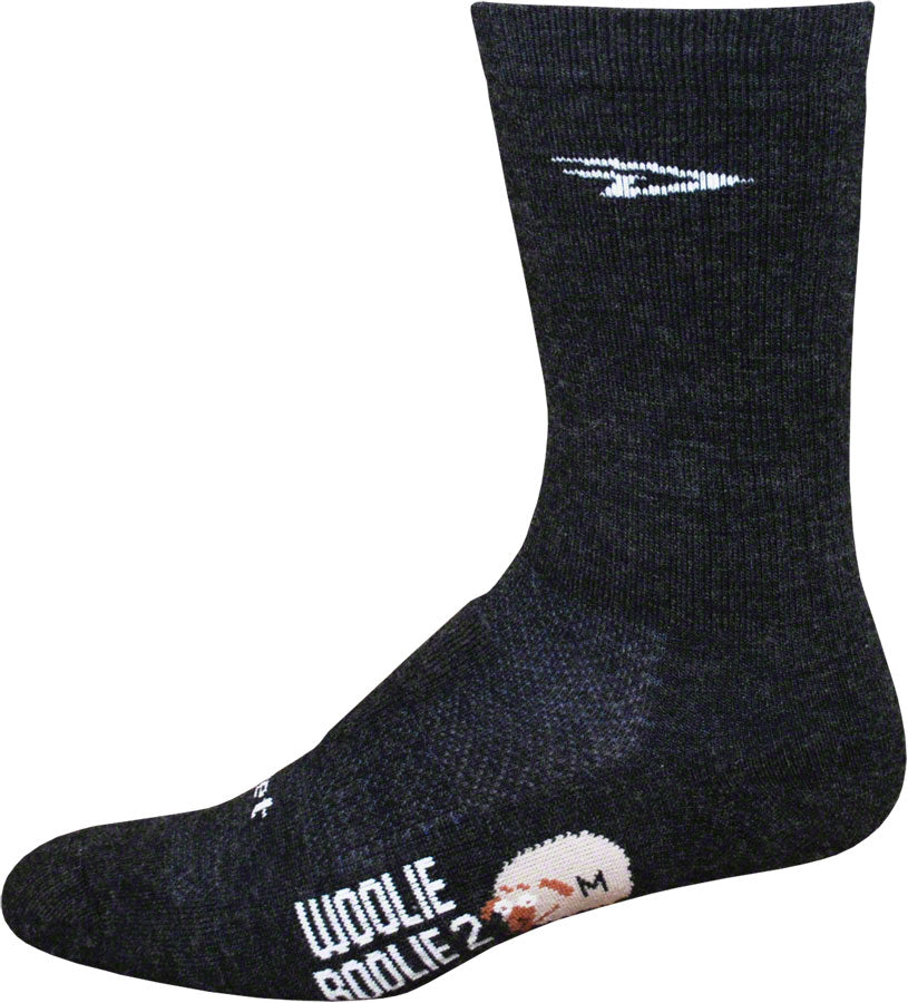 DeFeet Woolie Boolie Socks - 6 inch Charcoal Medium