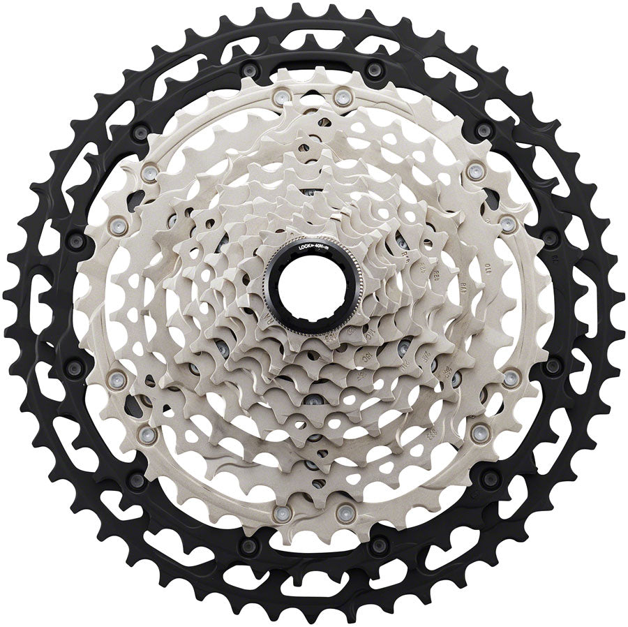 Shimano XT CS-M8100 Cassette - 12-Speed - 10-51t - Silver/Black - Micro Spline