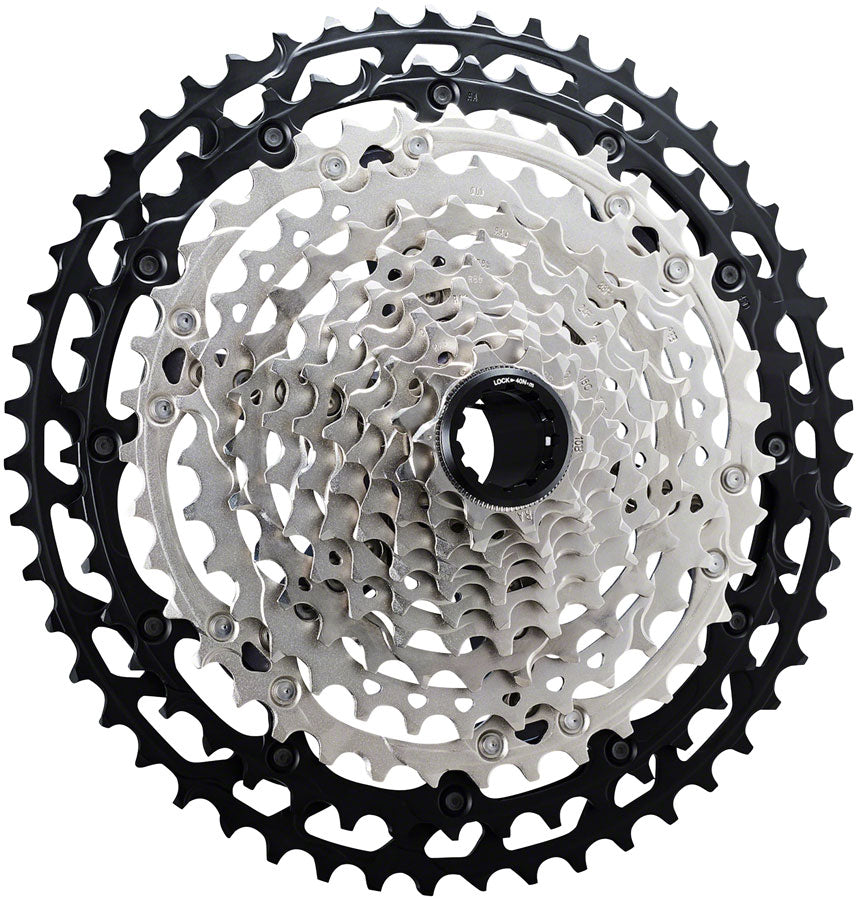 Shimano XT CS-M8100 Cassette - 12-Speed - 10-51t - Silver/Black - Micro Spline