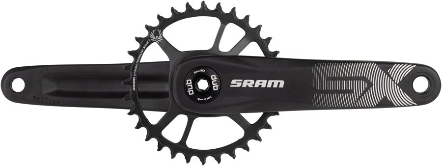 SRAM SX Eagle Boost Crankset - 175mm 12-Speed 32t Direct Mount DUB Spindle Interface BLK A1