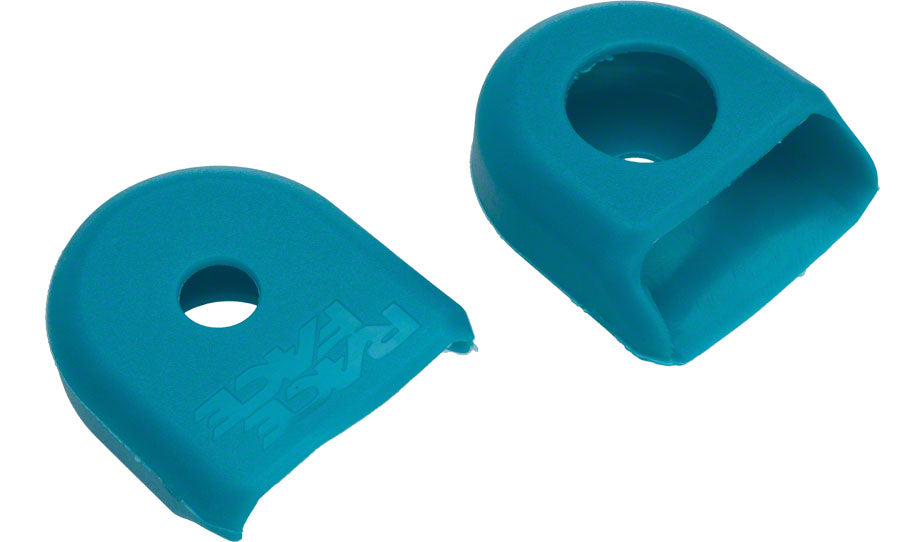 RaceFace Crank Boots: For Carbon Cranks 2-Pack Turquoise