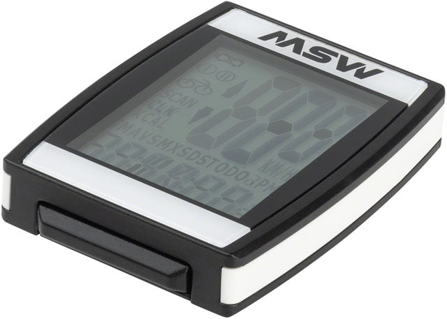 MSW Miniac Wireless Bike Computer - Wireless Black