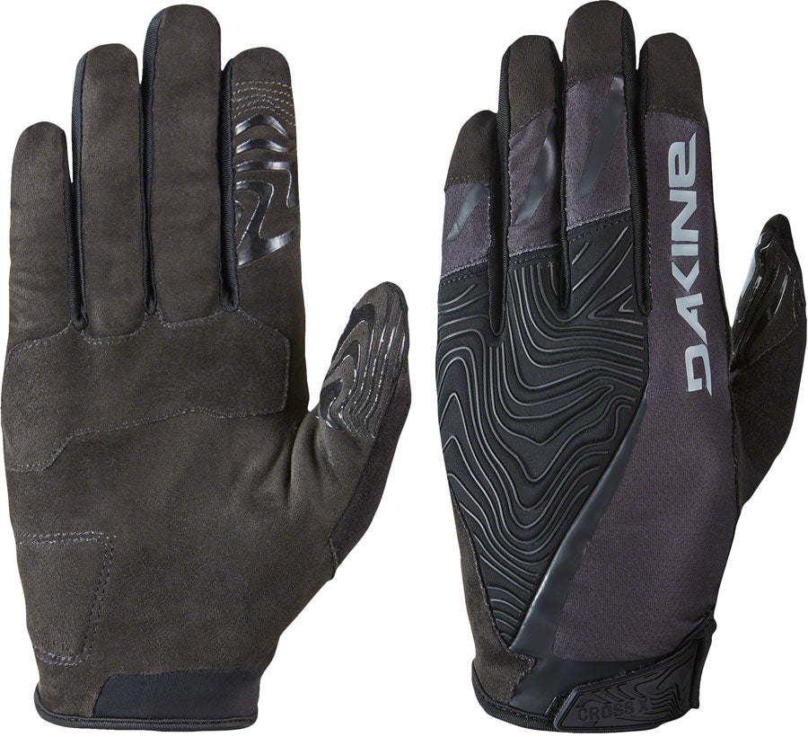 Dakine Cross-X Full-Finger Mountain Biking Glove, Black, Youth Large Cross-X Bike Glove \u2013 Dakine