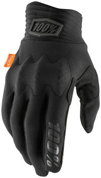 100% Cognito Gloves - Black Full Finger Mens Medium