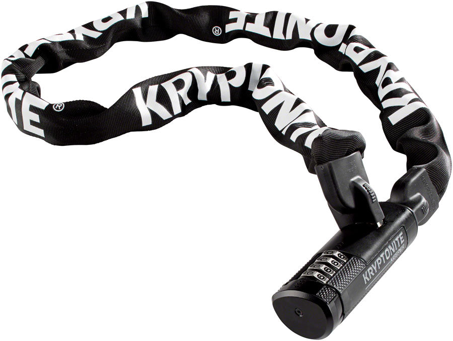 Kryptonite Keeper 712 Chain Lock Combination 7mm 120cm 4 Black