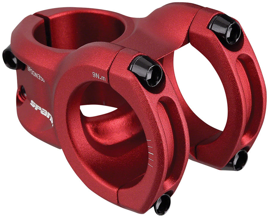 Spank Spoon 318 Stem - 43mm 31.8 Clamp +/-0 Red