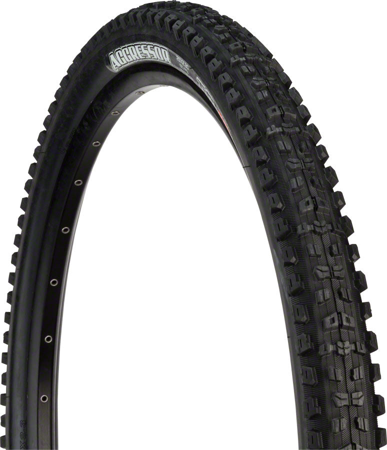 Maxxis Aggressor Tire - 27.5'' x 2.50 - Folding - Tubeless Ready - Dual Compound - EXO Wide Trail - 60TPI - Black