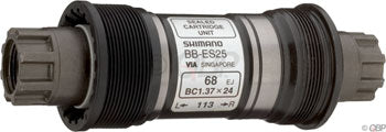 Shimano ES25 68 x 126mm Octalink V2 Spline English Bottom Bracket