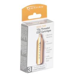 Serfas 12-Gram CO2 Threaded Cartridges